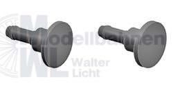 Liliput 939881 - Puffer-Set (2 St.flach 2 St.abgerundet) dick