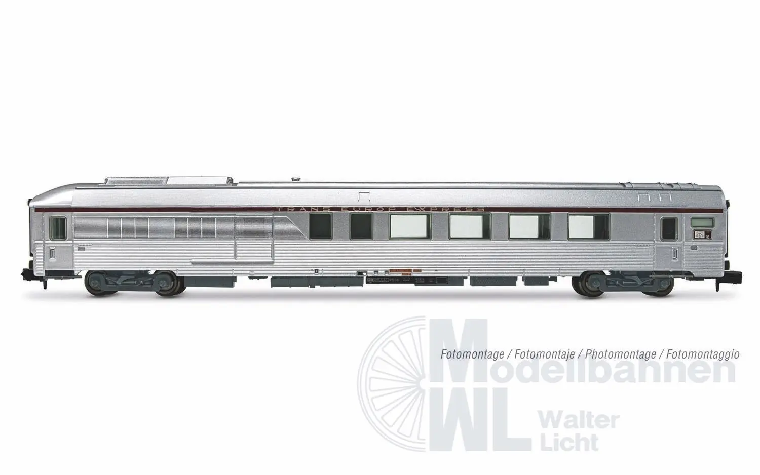 Arnold 4501 - Personenwagen Set SNCF Ep.IV TEE Mistral 4.tlg. N 1:160