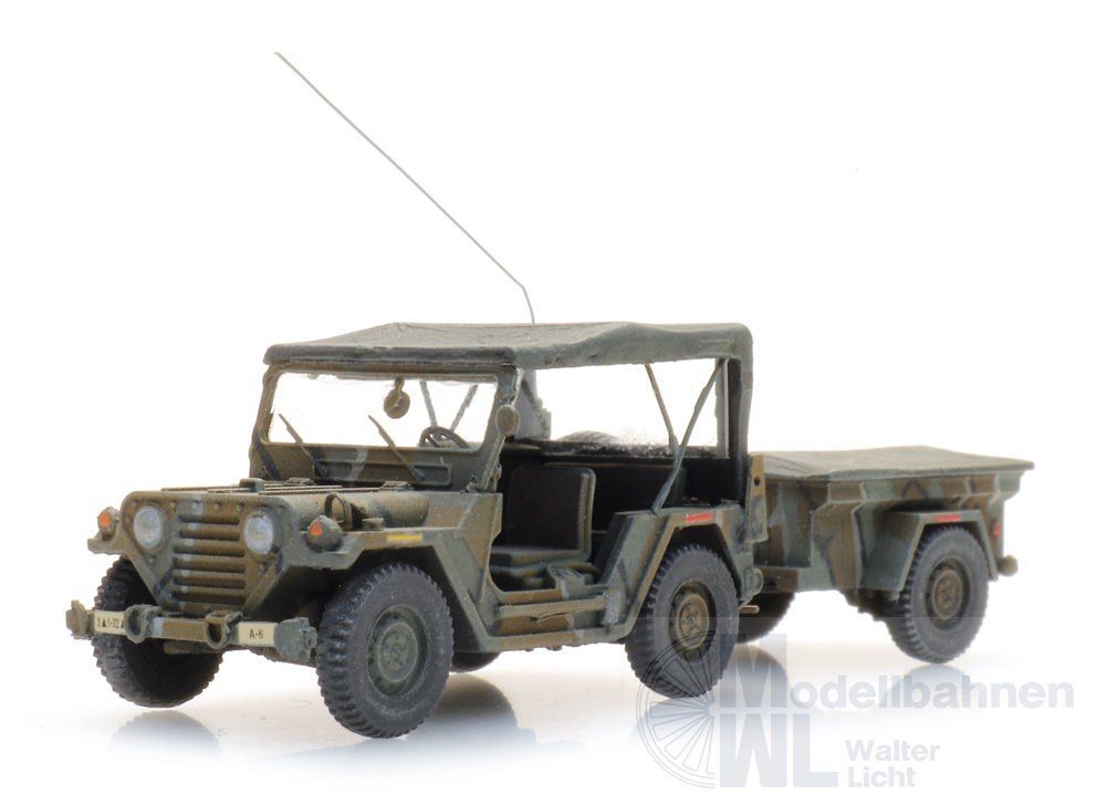 ARTITEC b.v. 6870568 - US M151 jeep + M416 trailer Merdec H0 1:87 ARTITEC b.v. 6870568 - US M151 jeep + M416 trailer Merdec H0 1:87