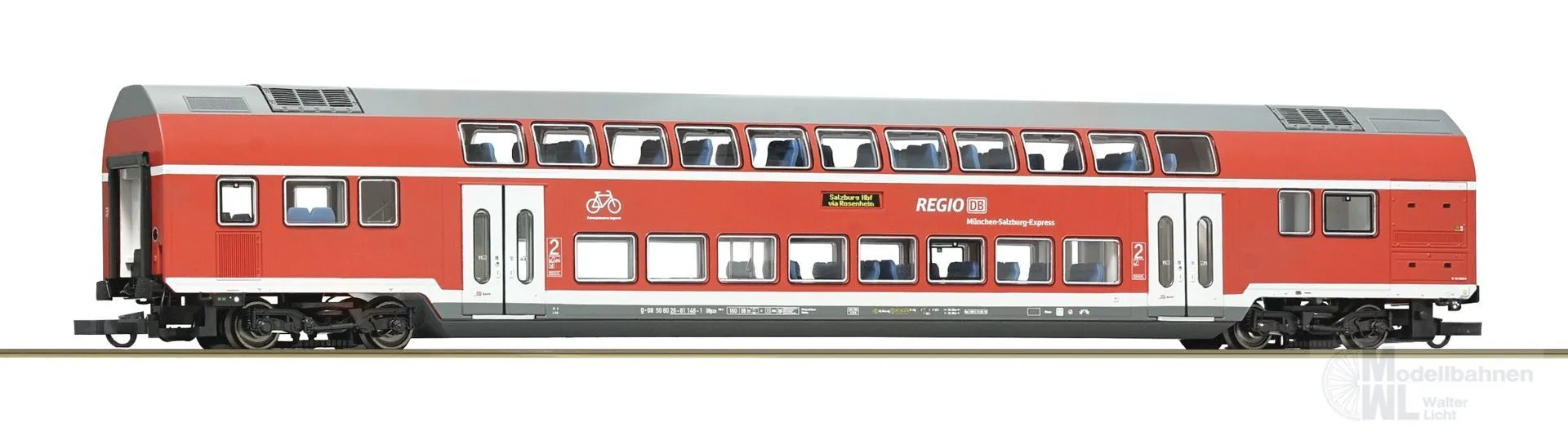 Roco 6220146 - Doppelstockewagen DB Ep.VI 2.Kl. H0/WS