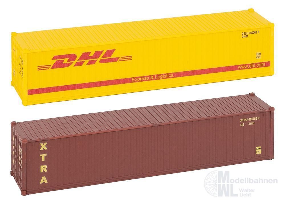 Faller 182056 - 40' Container DHL und XTRA H0 1:87