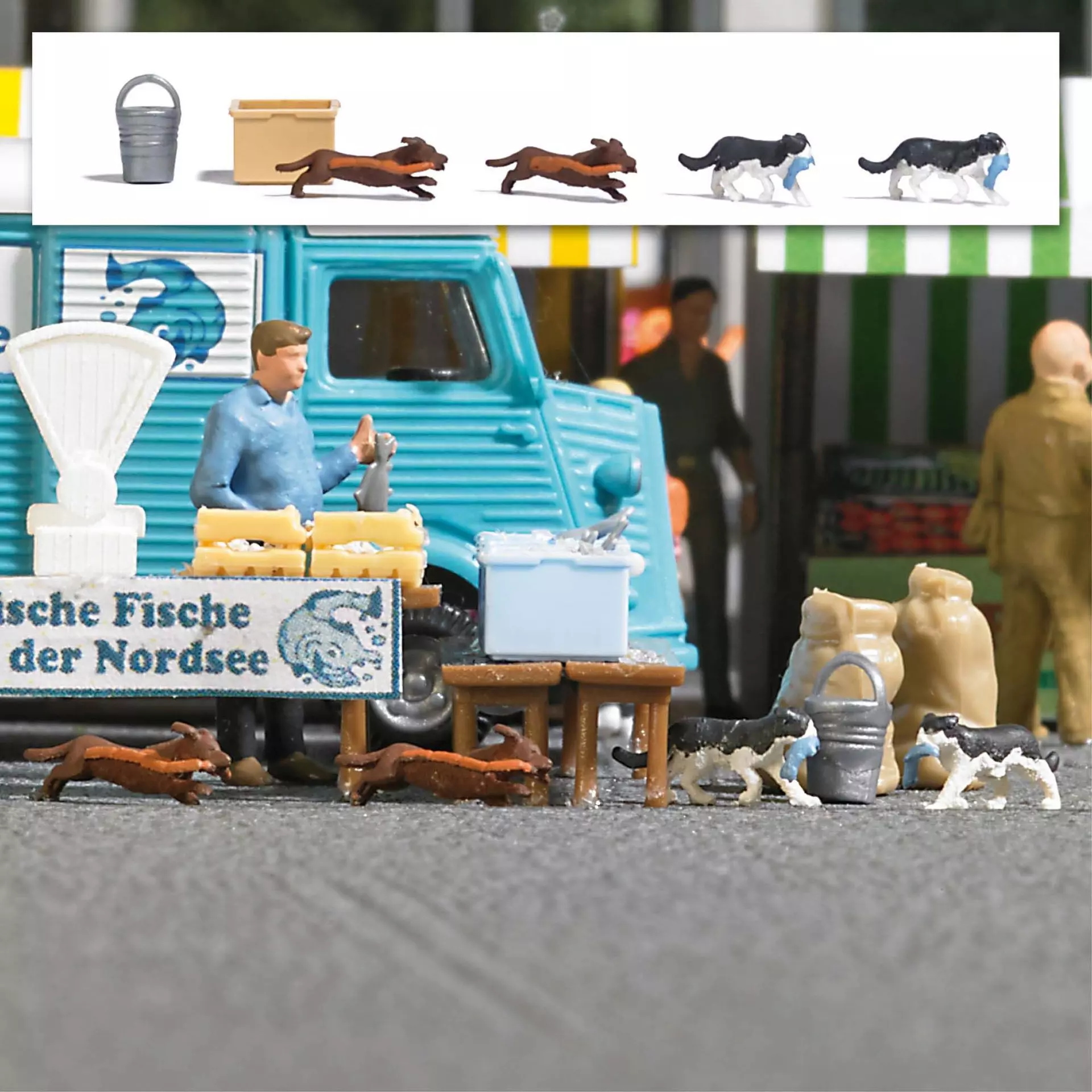 Busch 7993 - A-Set: Kleine Diebe H0 1:87
