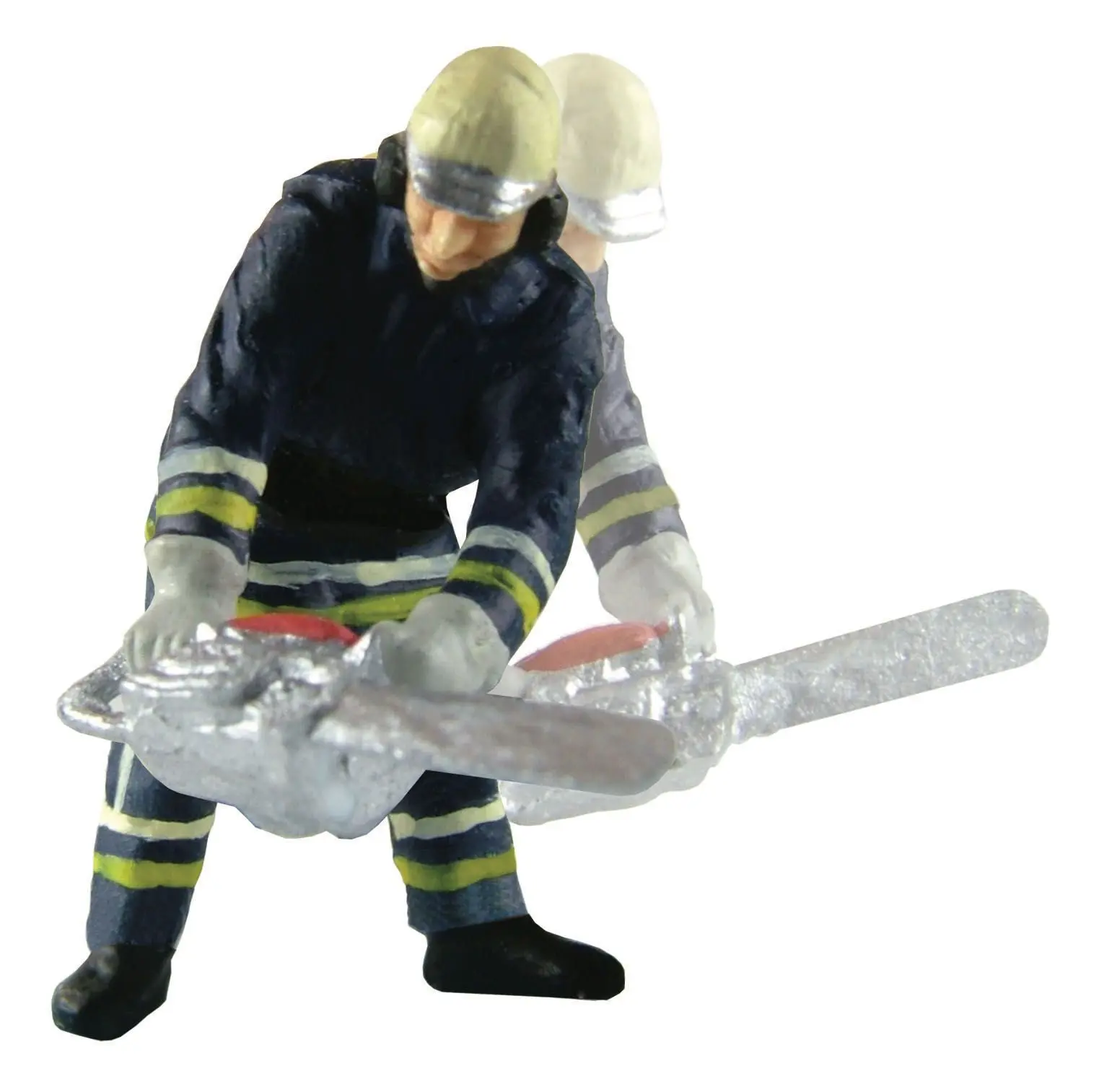 Viessmann 1541 - Feuerwehrmann mit Kettensäge bewegt H0 1:87