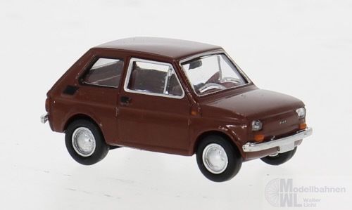 Brekina 22372 - Brekina Drummer Fiat 126 hellbraun 1972 1:87