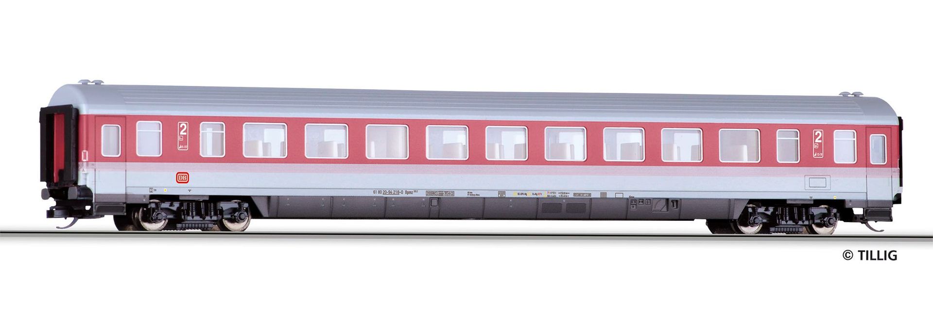Tillig 16517 - Personenwagen DB Ep.IV 2.Kl. Bpmz 293 2.Betr.Nr. TT 1:120