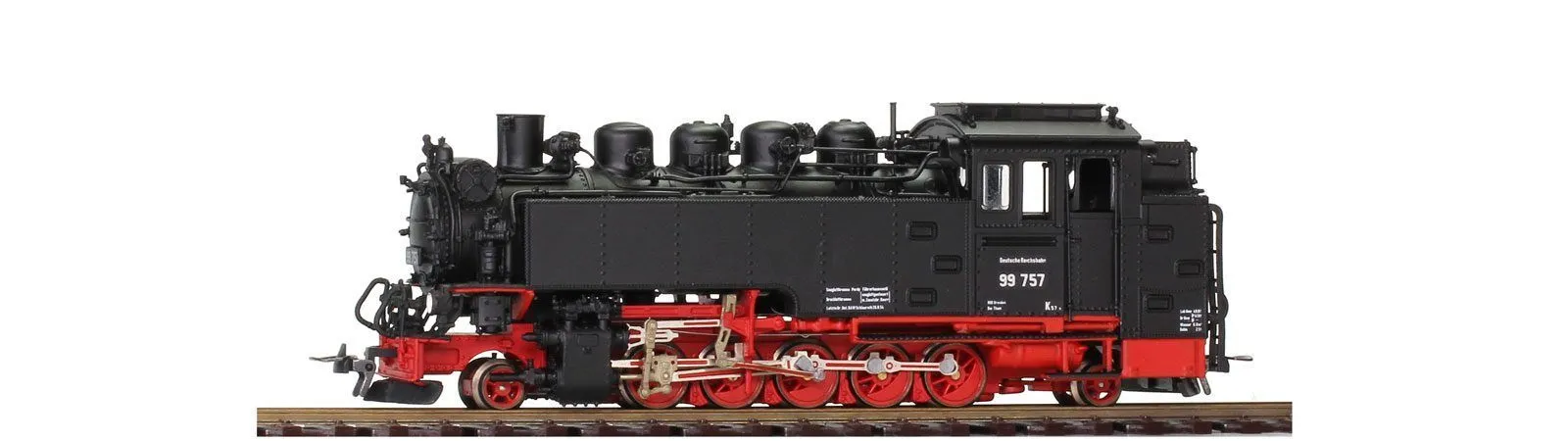 Bemo 1008809 - Damflok BR 99 757 DR Ep.III Einheitslok 99.73-76 Fertigmodell H0e