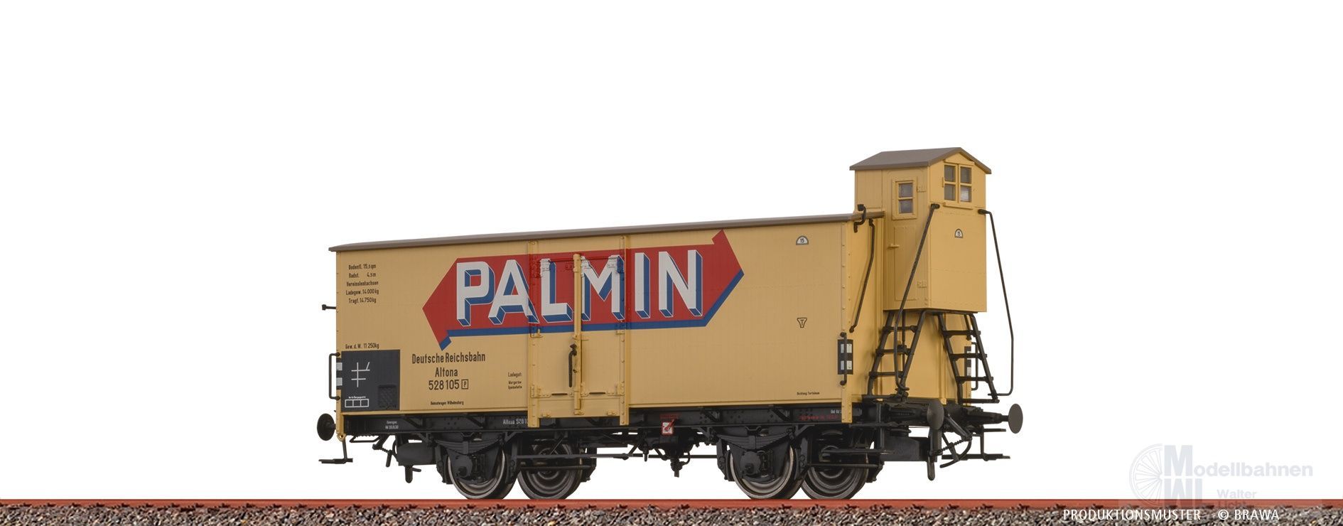 Brawa 51264 - Bierwagen DRG Ep.II Palmin H0/GL