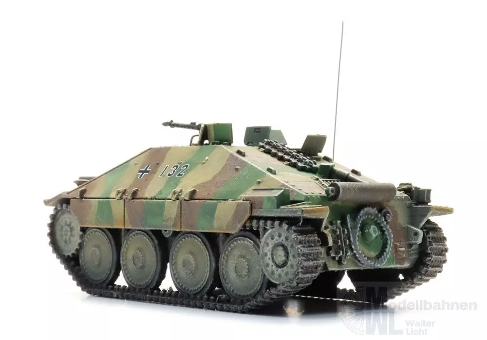 ARTITEC b.v. 6870633 - WM Jagdpanzer 38t Hetzer dreifarbige Tarnung Fertigmodell H0 1:87