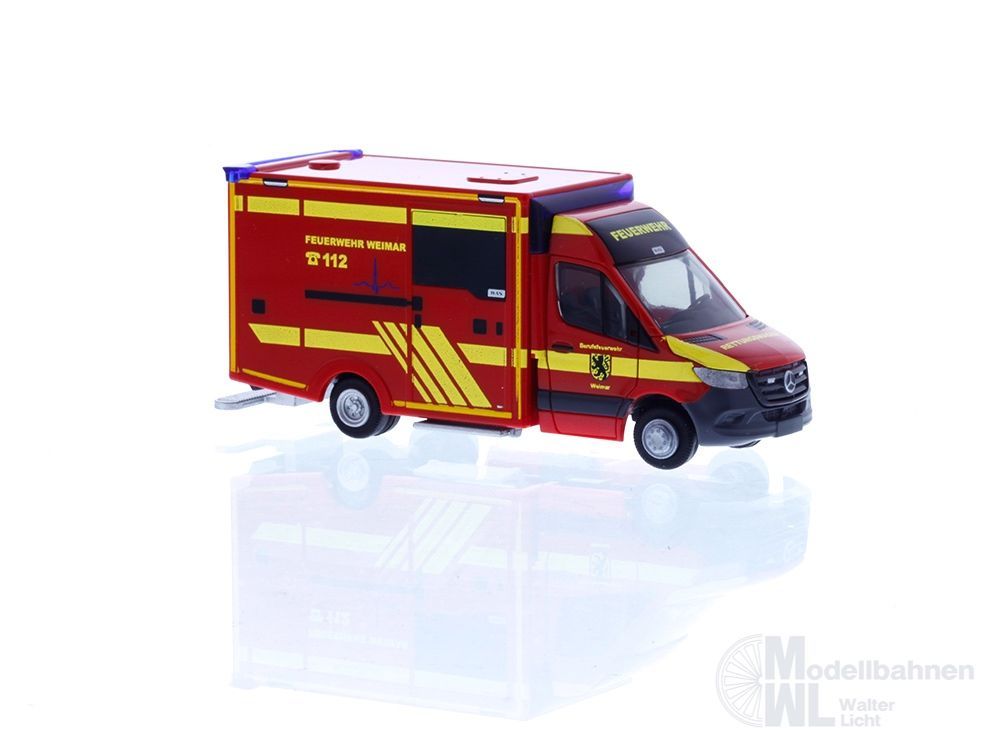 Rietze 76121 - Mercedes-Benz WAS RTW ´18 BF Weimar H0 1:87