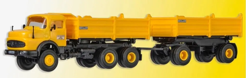 Kibri 14026 - Mercedes-Benz Rundhauber MEILLER Kipperzug H0 1:87