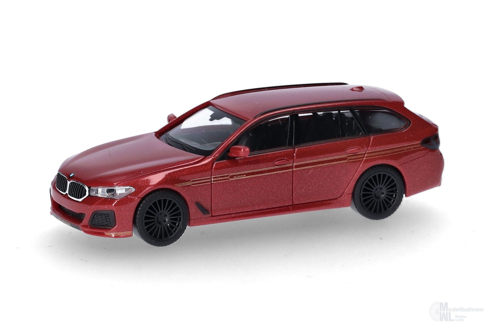 Herpa 430968-002 - BMW Alpina B5 Tour. fire red H0 1:87