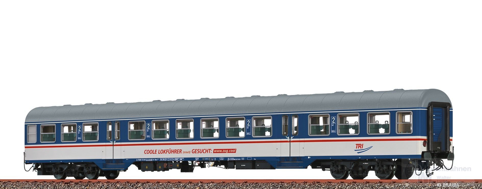 Brawa 46630 - Personenwagen TRI Ep.VI Bnrz450.3 H0/GL BASIC