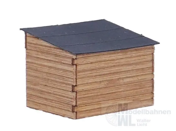 Vollmer 43745 - Ziegenstall mit Ziegen Polyplate-Bausatz H0 1:87