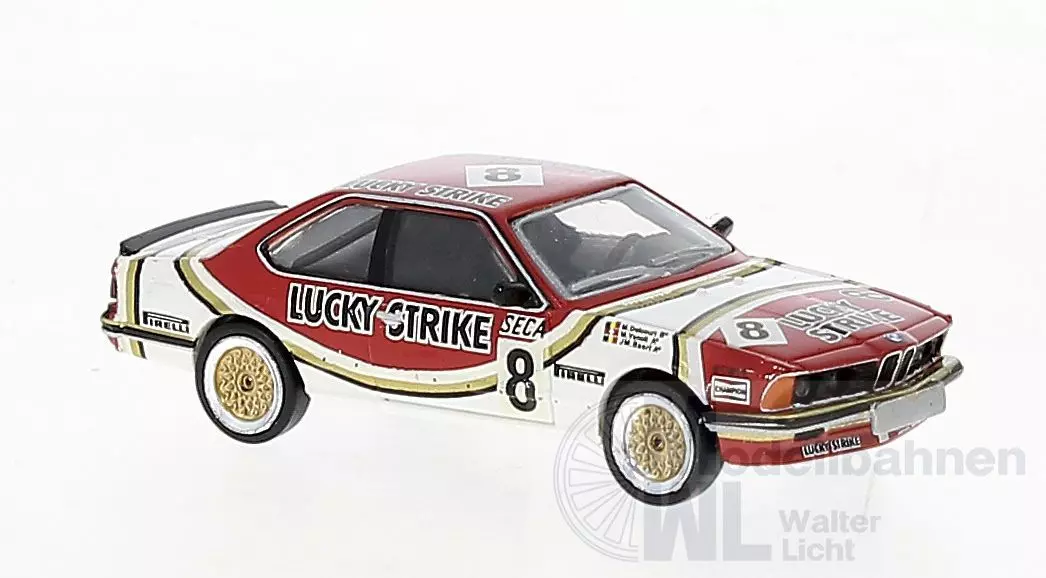 Brekina 24362 - BMW 635 CSi Lucky strike! H0 1:87