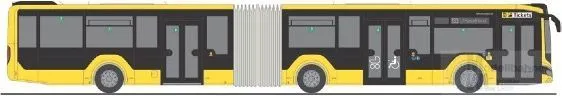 Rietze 75889 - MAN Lion´s City 18´18 BVG - Schröder Reisen H0 1:87