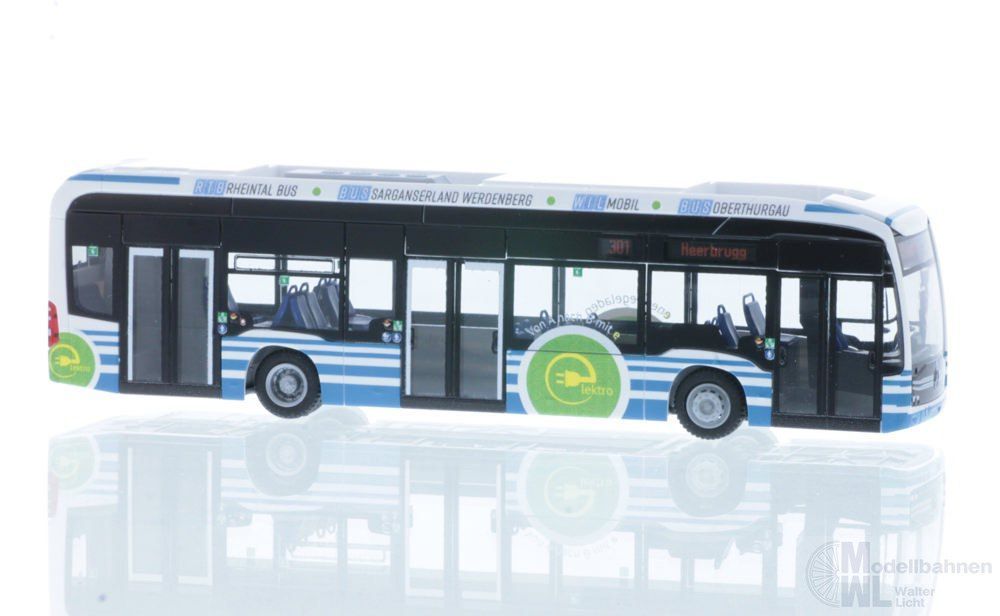 Rietze 75546 - Mercedes-Benz eCitaro Rheintal (CH) H0 1:87