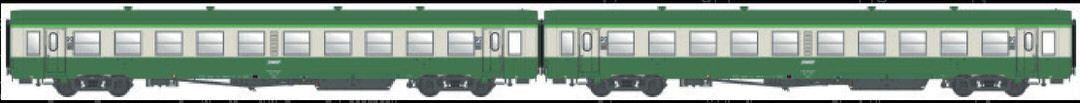 LS Models MW40035 - Personenwagen Set SNCF Ep.IVb USI B10t U61 2.Kl. H0/GL