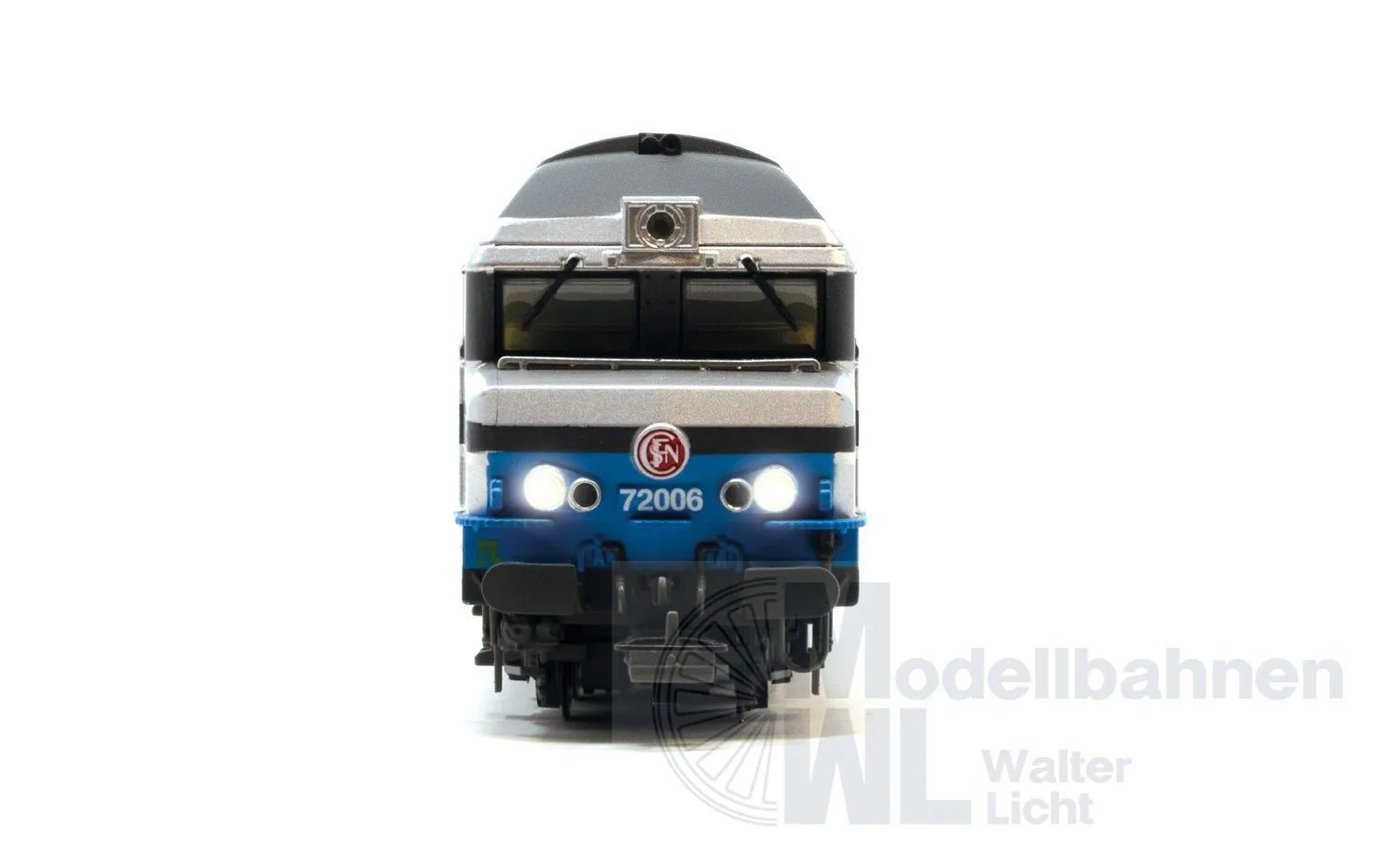 Jouef 2620 - Diesellok CC 72006 SNCF Ep.V blau/silber/grau H0/GL
