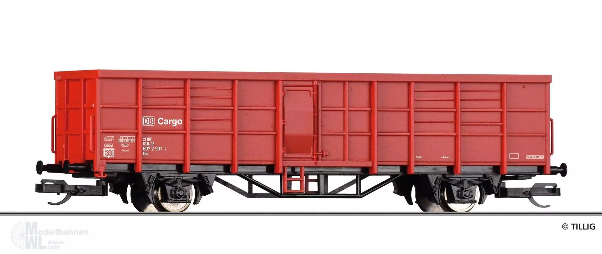 Tillig 14900 - START-Güterwagen offen DB Cargo Ep.VI Fbs TT 1:120