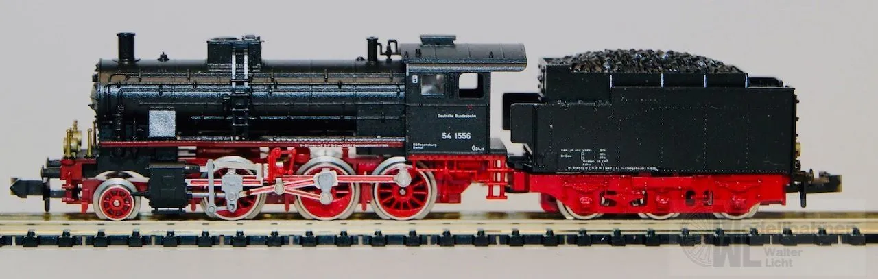 Trix 12902 - MINITRIX - Dampflok BR 54 1556 DB Ep.III N 1:160