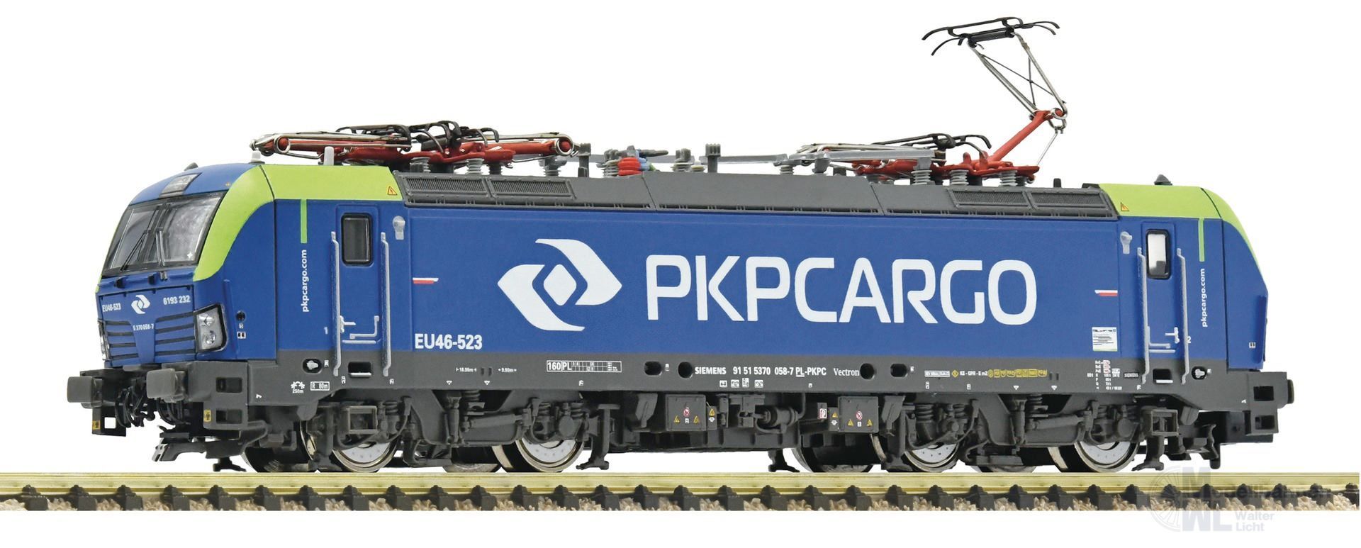 Fleischmann 7560028 - E-Lok EU46-523 PKP Cargo Ep.VI N 1:160 Fleischmann 7560028 - E-Lok EU46-523 PKP Cargo Ep.VI N 1:160