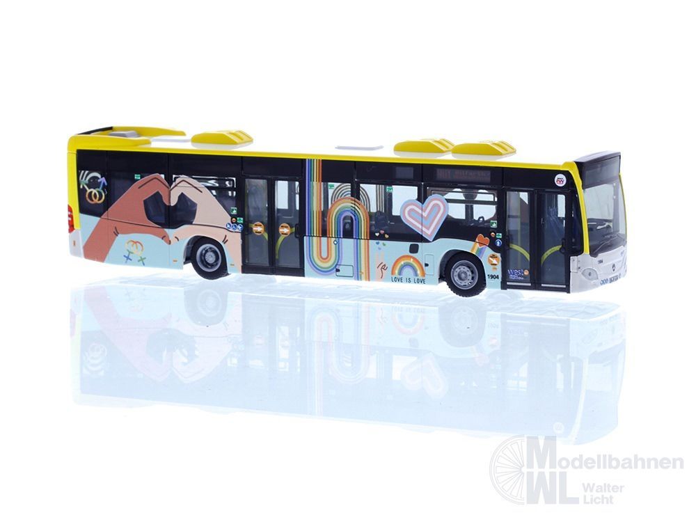 Rietze 73519 - Mercedes-Benz Citaro ´15 WestVerkehr Geilenkirchen- Pride Bus H0 1:87