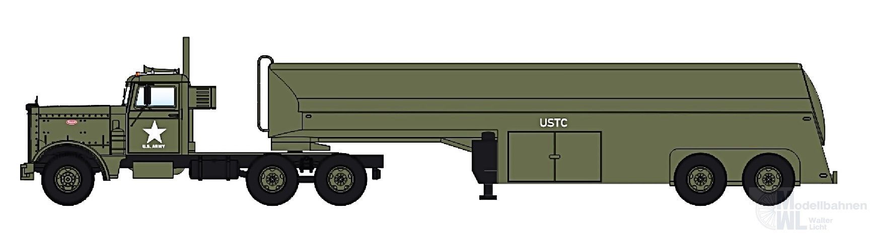NPE NA99162 - Peterbilt US Army H0 1:87