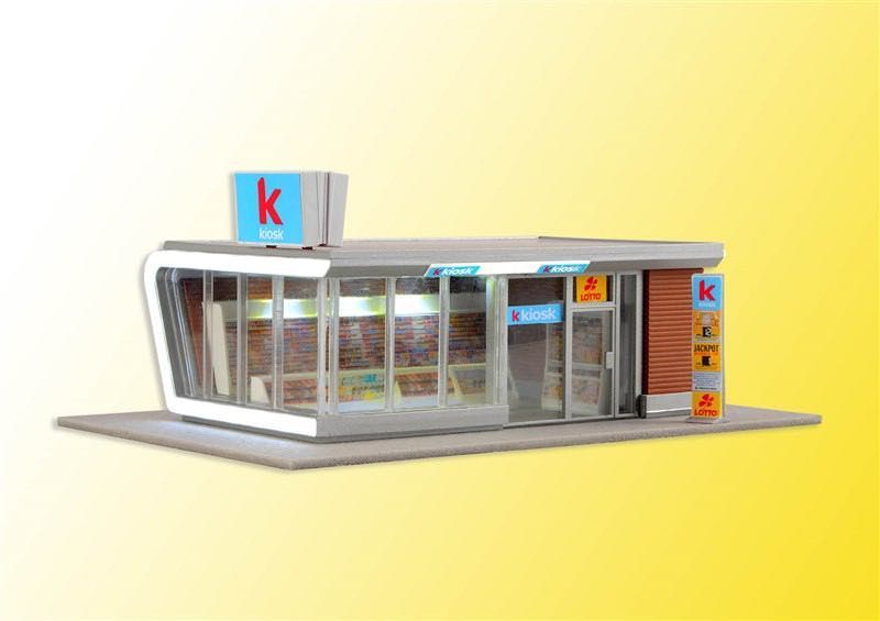 Kibri 39008 - Kiosk inkl. LED Beleuchtung H0 1:87
