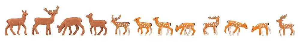 Faller 155905 - Damhirsche, Rotwild N 1:160