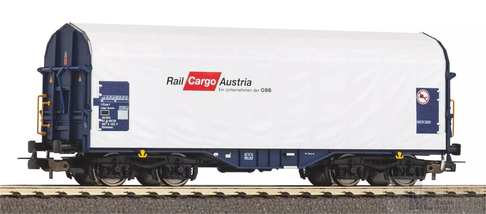 Piko 24617 - Schiebeplanenwagen RCA Ep.VI Shimmns H0/GL