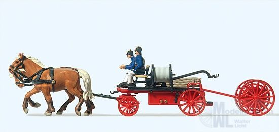 Preiser 30425 - Handdruckspritze um 1900 Feuerwehr H0 1:87