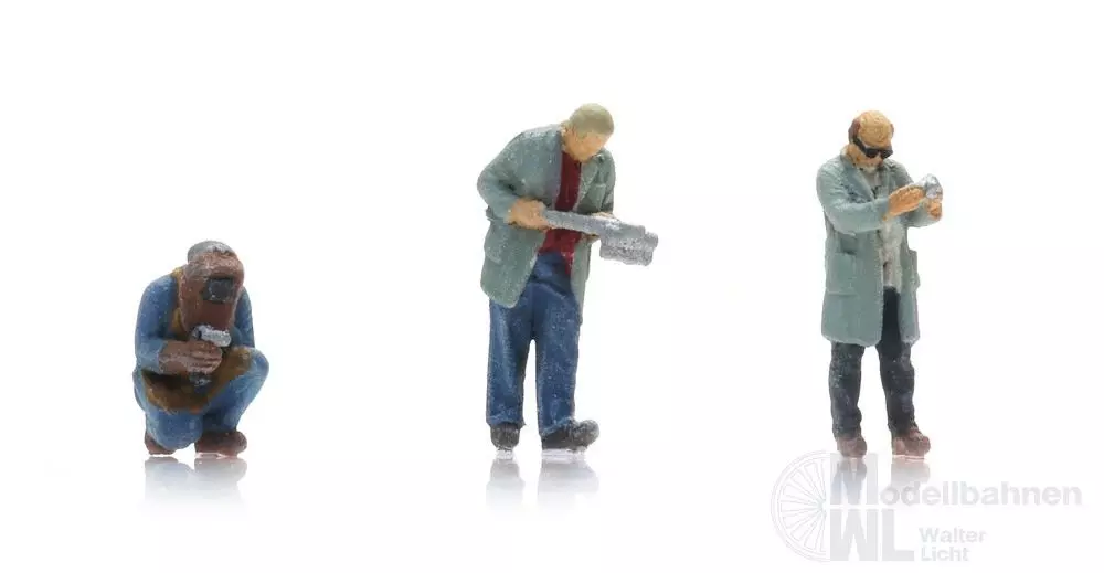 ARTITEC b.v. 5160027 - Stahlarbeiter (3x) Fertigmodell 1:160