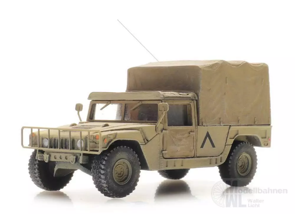 ARTITEC b.v. 6870542 - US Humvee Desert Cargo H0 1:87