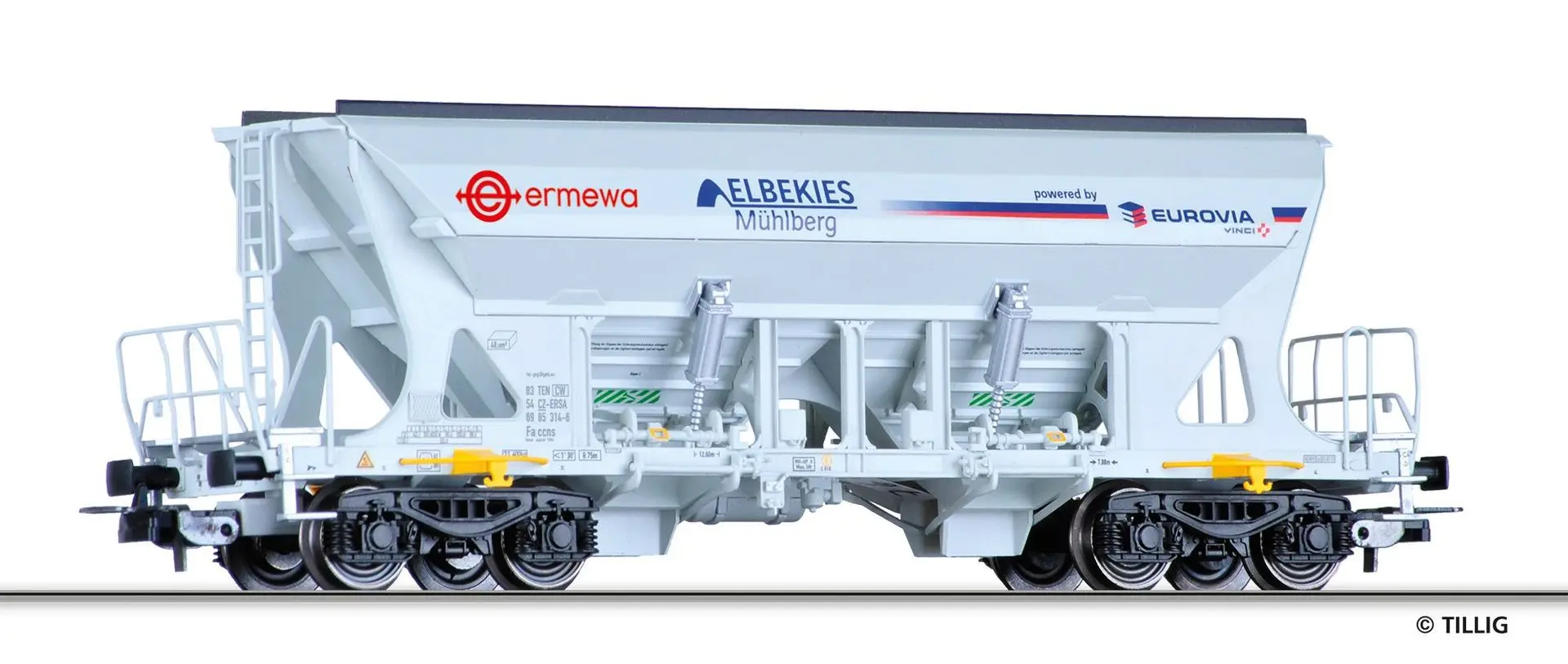 Tillig 77028 - Selbstentladewagen ERMEWA Ep.VI H0/GL