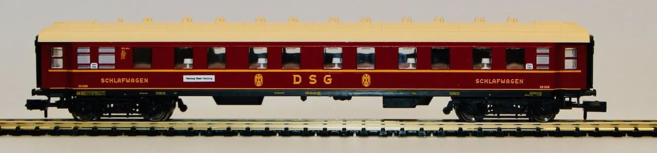 Fleischmann 8634 - FLEISCHMANN - Schlafwagen DB Ep.III DSG Ep.III WLAB4ü-35 N 1:160