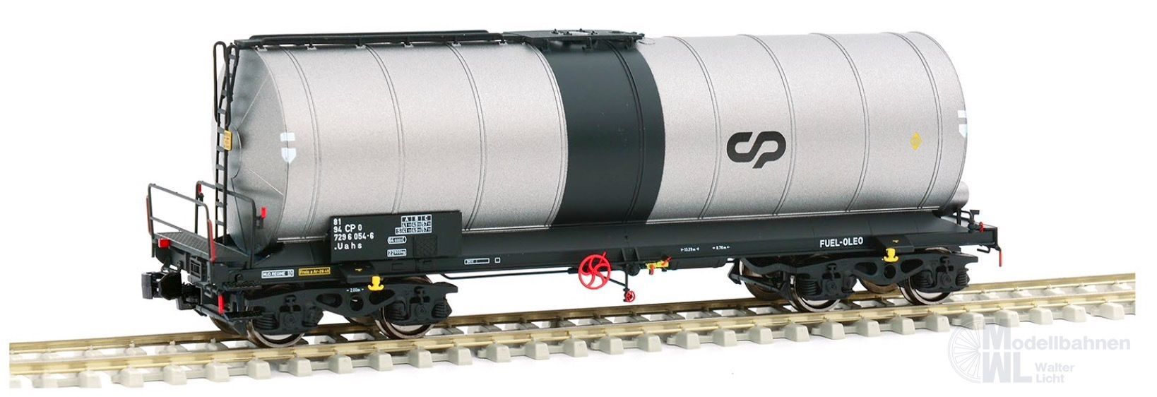Sudexpress SUD729054 - Kesselwagen CP Ep.IV Zaes Fuel Oleo versao original H0/GL