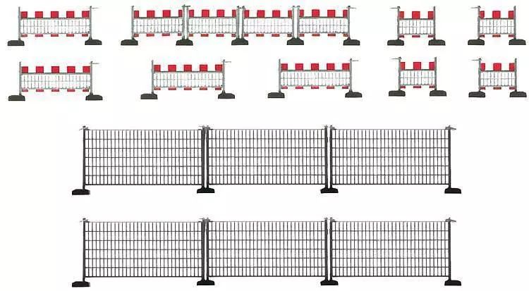 Faller 180435 - Absperrzäune 46 cm H0 1:87