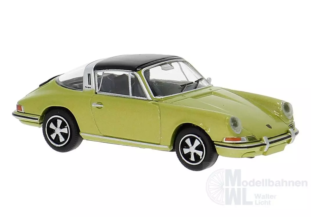 Brekina 16269 - Porsche 911 targa in gold H0 1:87