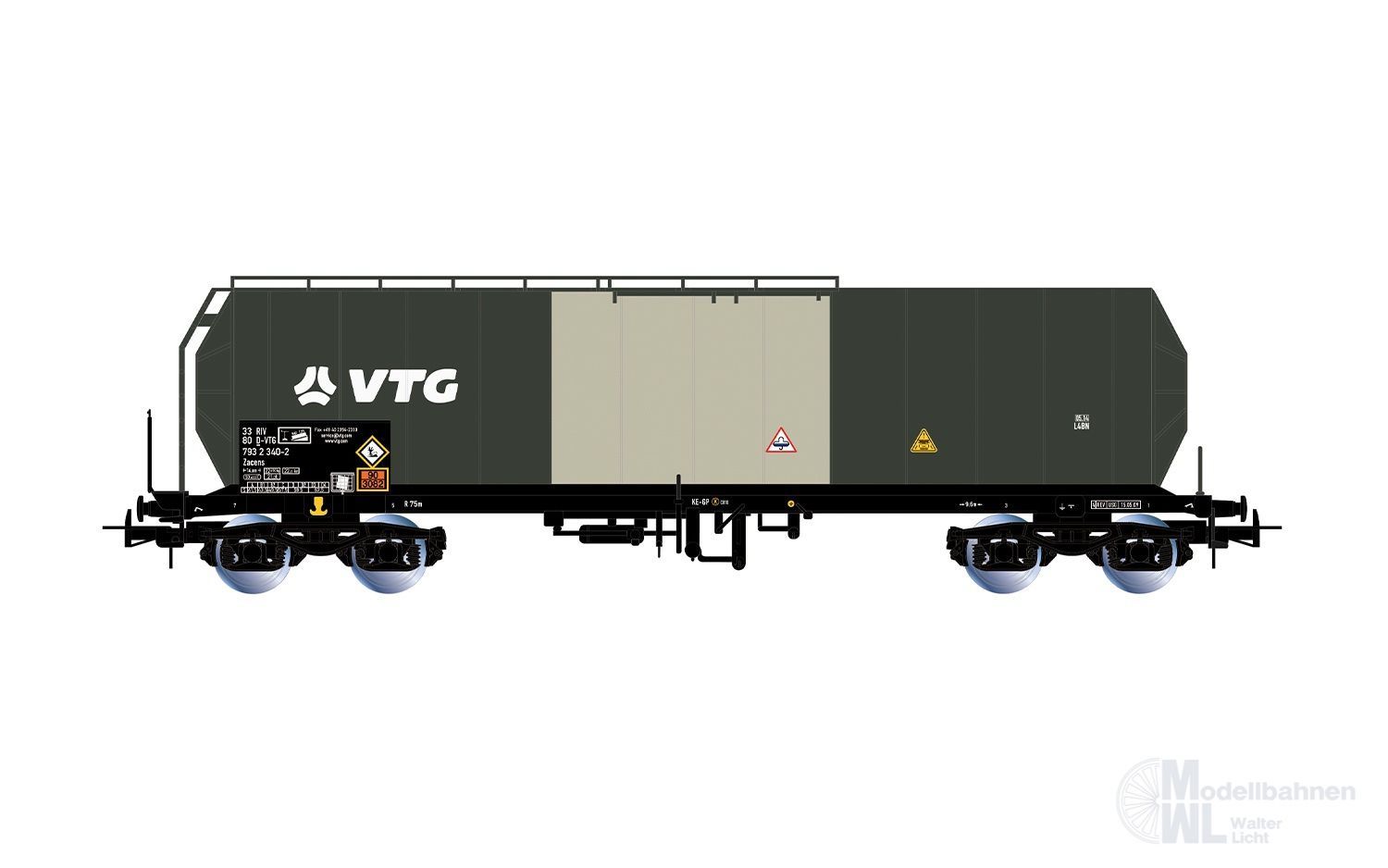 Rivarossi 6695 - Kesselwagen VTG Ep.VI H0/GL