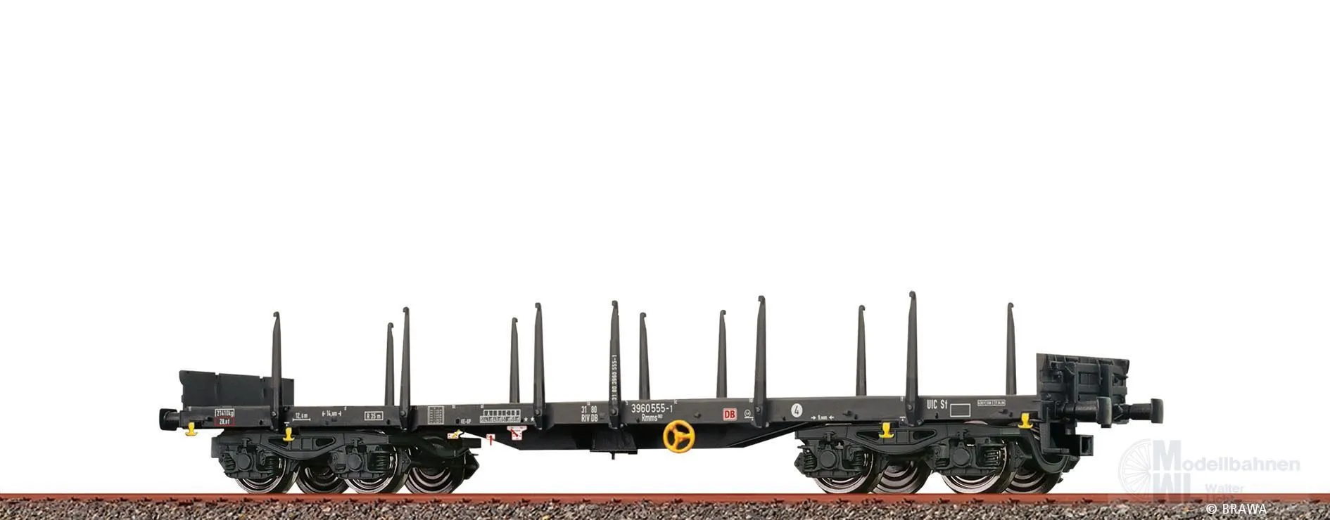 Brawa 47123 - Flachwagen DB Ep.V Rmms663 H0/GL