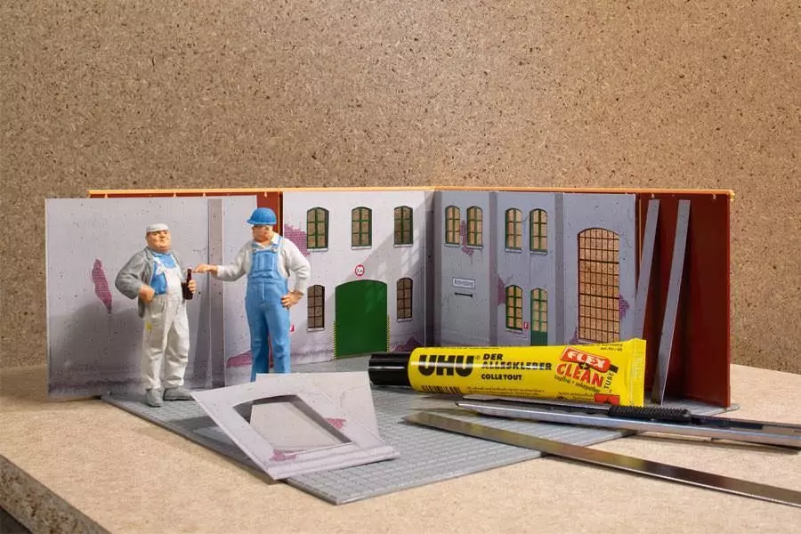 Auhagen 80353 - Innenwände aus Karton H0 1:87