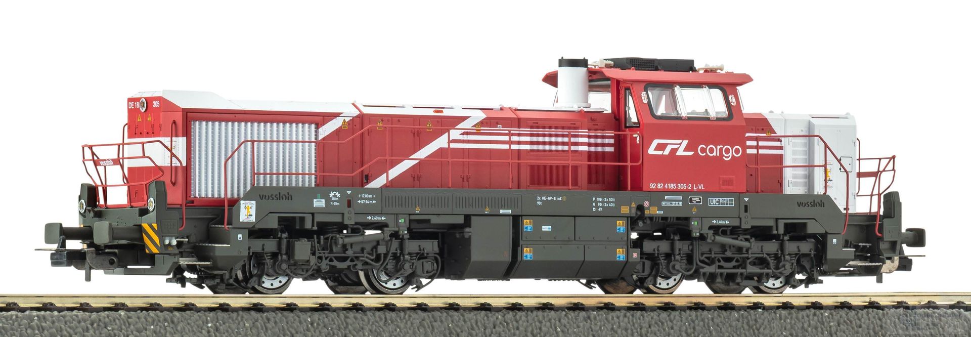 Piko 52369 - Diesellok DE 18 CFL Ep.VI H0/WS Sound