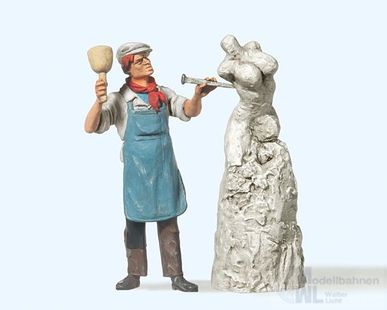 Preiser 44901 - Bildhauer mit Skulptur Spur G