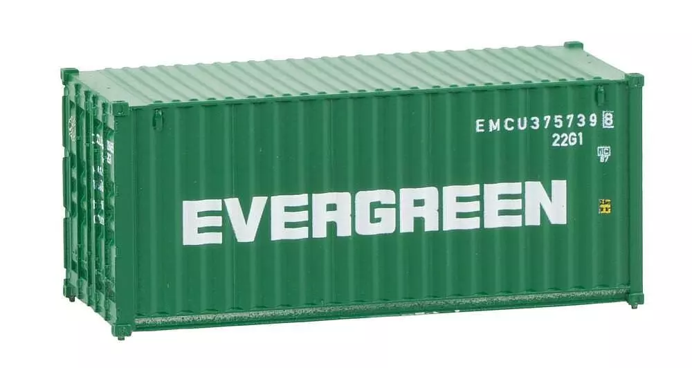 Faller 182004 - 20' Container EVERGREEN H0 1:87