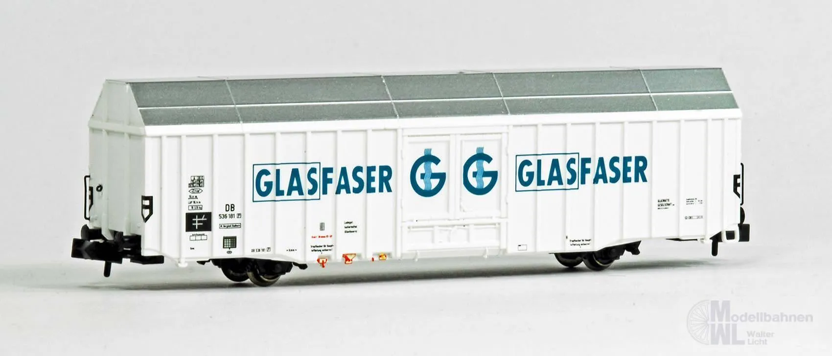 Liliput 265801 - Großraum Güterwagen Hbbks DB Ep.III Glasfaser N 1:160