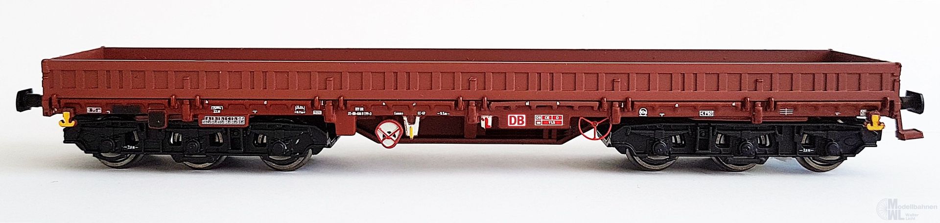 NPE NW22149 - Schwerlastwagen DB Ep.V Samms-u 454 rotbraun H0/GL NPE NW22149 - Schwerlastwagen DB Ep.V Samms-u 454 rotbraun H0/GL