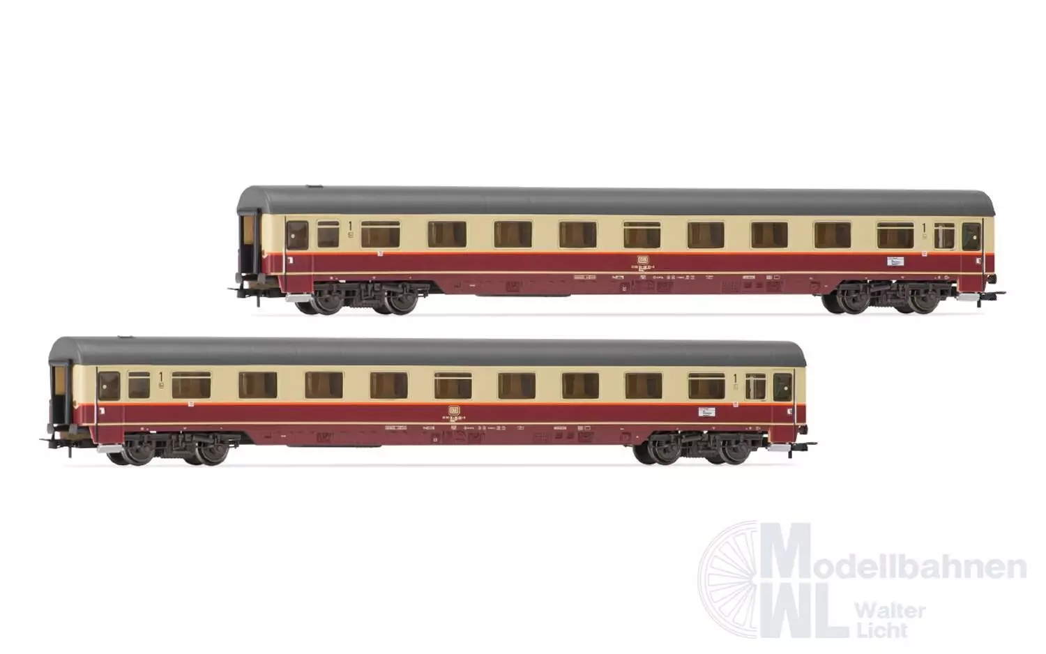 Rivarossi 4397 - Personenwagen Set DB Ep.IV 2.tlg. H0/GL