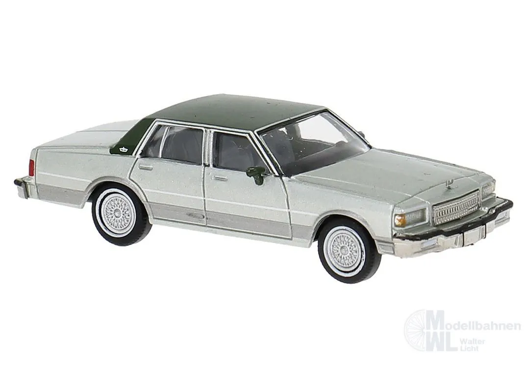 Brekina 19724 - Chevrolet Caprice hellgrün/dunkelgrün H0 1:87