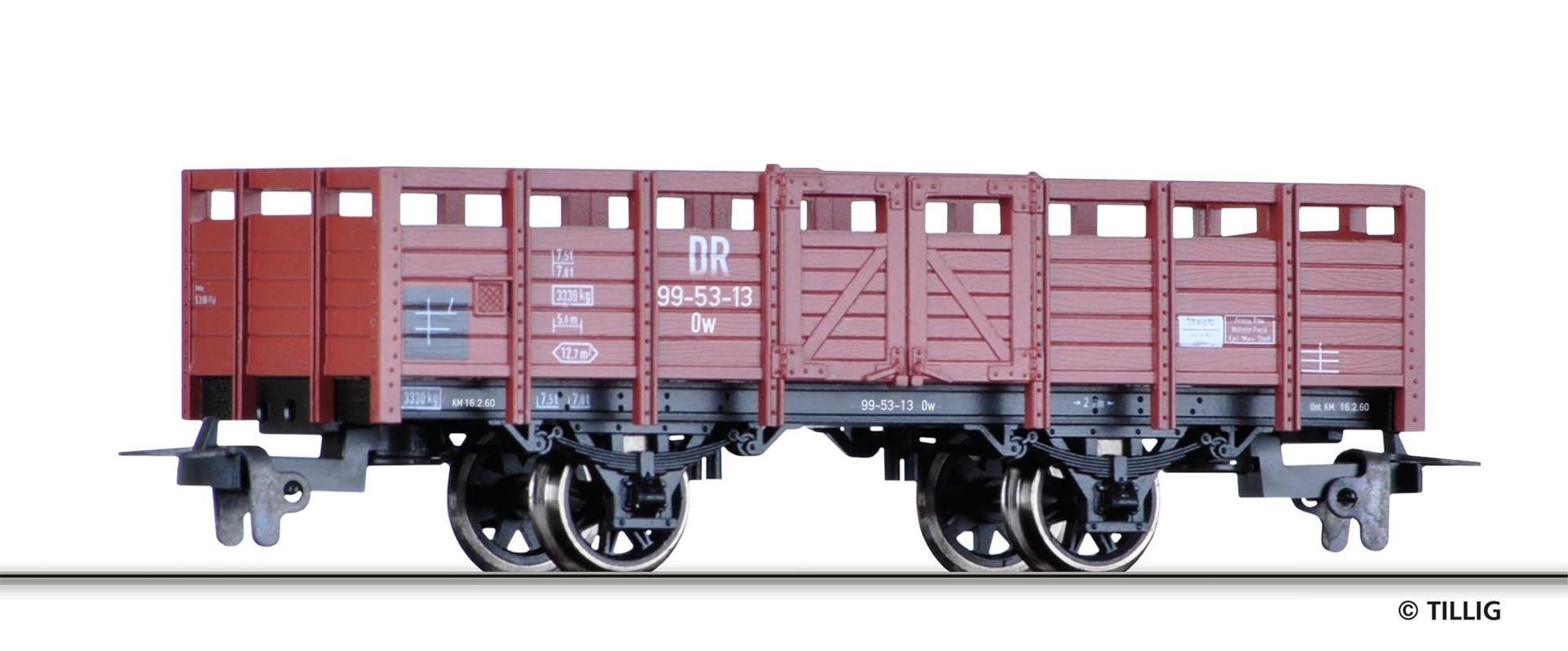 Tillig 15914 - Güterwagen offen DR Ep.III Ow H0m Tillig 15914 - Güterwagen offen DR Ep.III Ow H0m