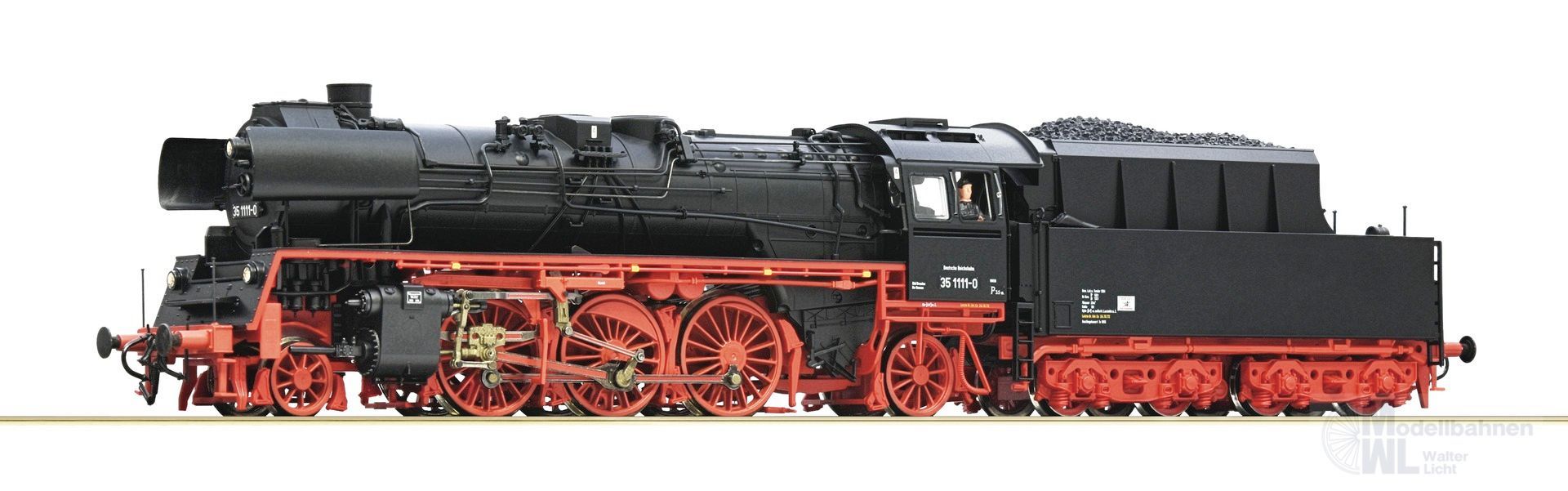 Roco 7100023 - Dampflok BR 35 1111-0 DR Ep.IV H0/GL